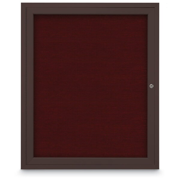 Letterboard, Hdr, Burgundy/Bronze